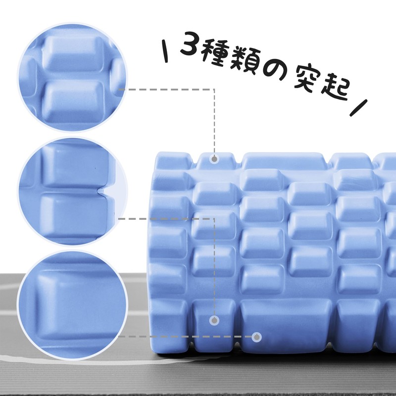 Foam Roller, Myofascial Release, Load Capacity 660.1 lbs (300 kg),