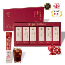 강개상인 홍삼 석류콜라겐(10ml x 36포) 6년근 홍삼추출액 히알루론산 Kanggaesang Red Ginseng Pomegranate Collagen (10ml x 36 packs) 6-Year-Old Red Ginseng Extract Hyaluronic Acid