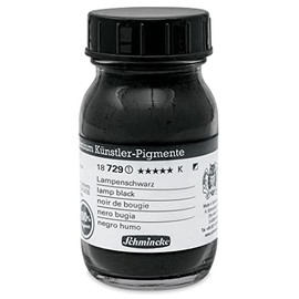 Schmincke Finest Artist Pigments, Lamp Black - 100 ml