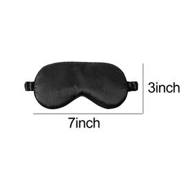 Black Eye Mask for Sleeping,Soft and Comfortable Fabric, Eye Shade Cover for Night,Travel Nap