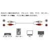 フジパーツ オーディオケーブル 2ピン-2ピン 10m FVC-321D