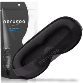 nerugoo [Nelgoo] Sleep Eye Mask, Sleep Light Blocking Rate 99.99%, 3D Dome Structure for Better Sleep [MONOQLO Annual Comprehensive 2024 Best Buy Award] Domestic Inspection and Testing Completed