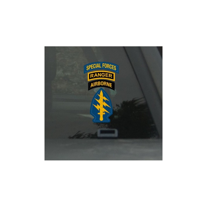 Special Forces Ranger Airborne Decal 3.5 Inch - US Army