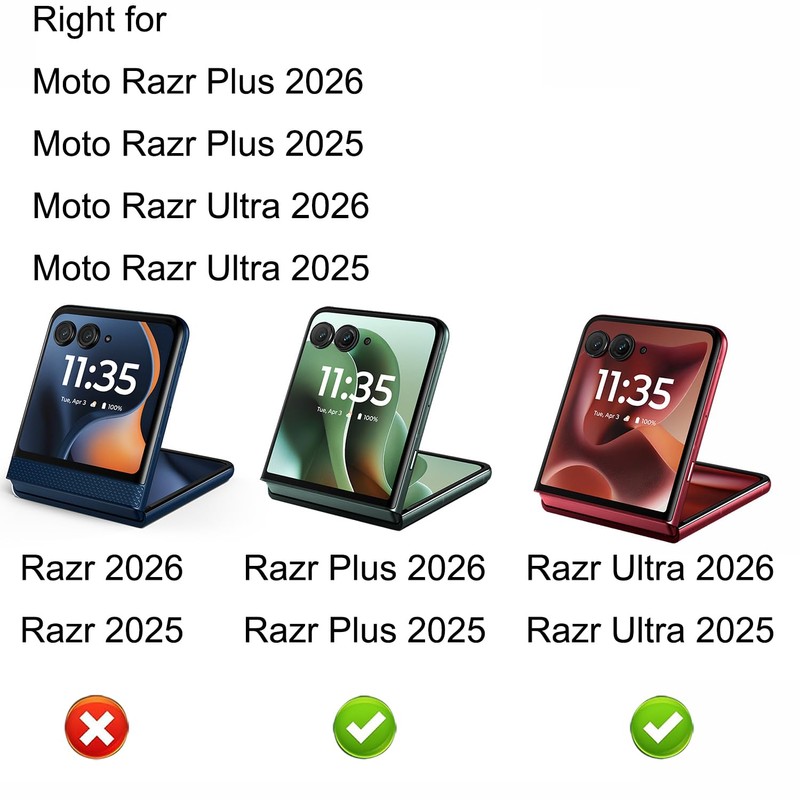 YIEDBCX for Motorola Moto Razr Ultra 2026 2025 / Moto