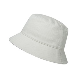 GADIEMKENSD Summer Sun Beach Bucket Hats for Women Cotton Bucket Hat for Men Lightweight Packable Outdoor Travel Hat Plain Fishing Cap for Golf Hiking Camping Off White
