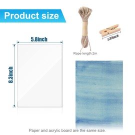 30 Pcs Cyanotype Paper Sun Print Paper Kit High Sensitivity Nature Drawing Printing Sunprint Sun/Solar Activated A5 Paper for Flower Press DIY Arts Crafts Projects