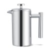 Cafetera Prensa Francesa de Acero Inoxidable 350ML Cafetera de Pared