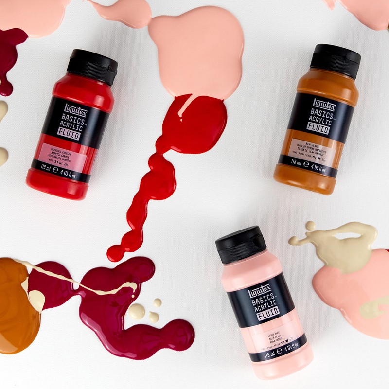 Liquitex BASICS Acrylic Fluid Paint, 118ml (4-oz) Bottle, Paynes Grey