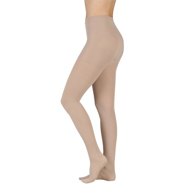 20-30 mmHg Juzo Soft Series Compression Stockings. Pantyhose. Closed Toe. Open Crotch. ,Size:II,Color:Beige