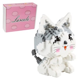 Larcele Micro Cat Building Blocks Animal Mini Building Toy Bricks,1022 Pieces KLJM-02(Model 2284)