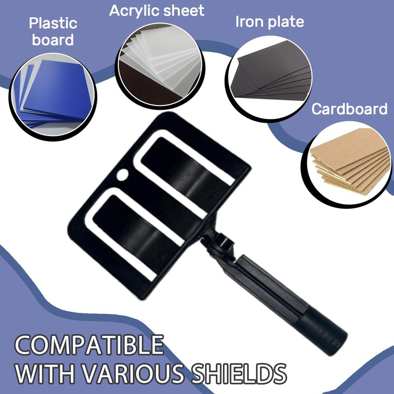 Adjustable Paint Shield Holder - 360° Angle Spray Shield for