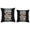 Classic Board Game Night Enthusiast Group Gathering Throw Pillow