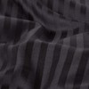 HOMESCAPES Black Pure Egyptian Cotton King Size Oxford Pillowcase 330