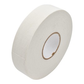 YMWALK Hockey Stick Tape,Sports Ice Hockey Grip Tape Anti Slip Cloth Ice Hockey Tape for Badminton Grip,Ping Pong Racket,Skipping Rope,Golf Pole,Tennis Squash Racquet 2.5cm*25m,White