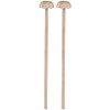 teemando® 2 x Beech Wood Whisks 25 x 4 cm