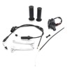 Throttle Grip Cable Brake Lever Ignition Switch Kit Fit for