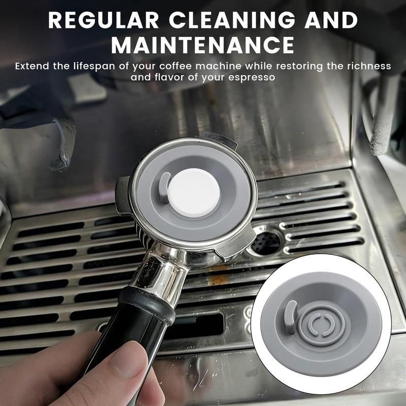 2 Pcs Espresso Cleaning Discs & 10 Pcs Cleaning Tablets