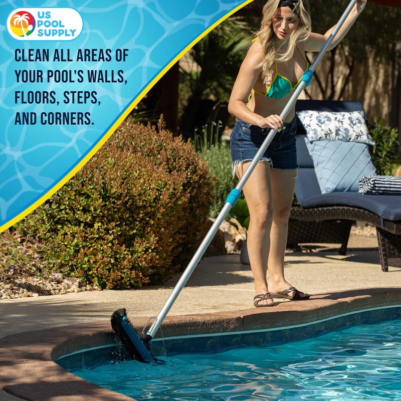 U.S. Pool Supply Pool Brush Head for Inground Pools -