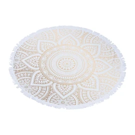 NOLITOY Mat Beach Towel Soft Microfibre Round Beach Blanket Picnic Table Cover