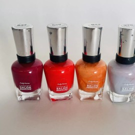 Sally Hansen Set of 6 Sally Hansen Complete Salon Manicure Nail Polish Assorted Color Glitter