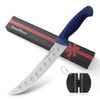 GrandMesser Butcher Knife for Meat Cutting, Curved Cimeter Knife 9
