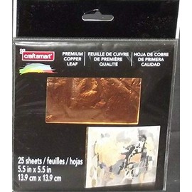 Craft Smart Premium Copper Leaf - 25 Sheets