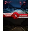 LIGHTENING DARK 9005+9006 Light Bulbs, HB3+HB4 Fog Bulbs Combo 6500K