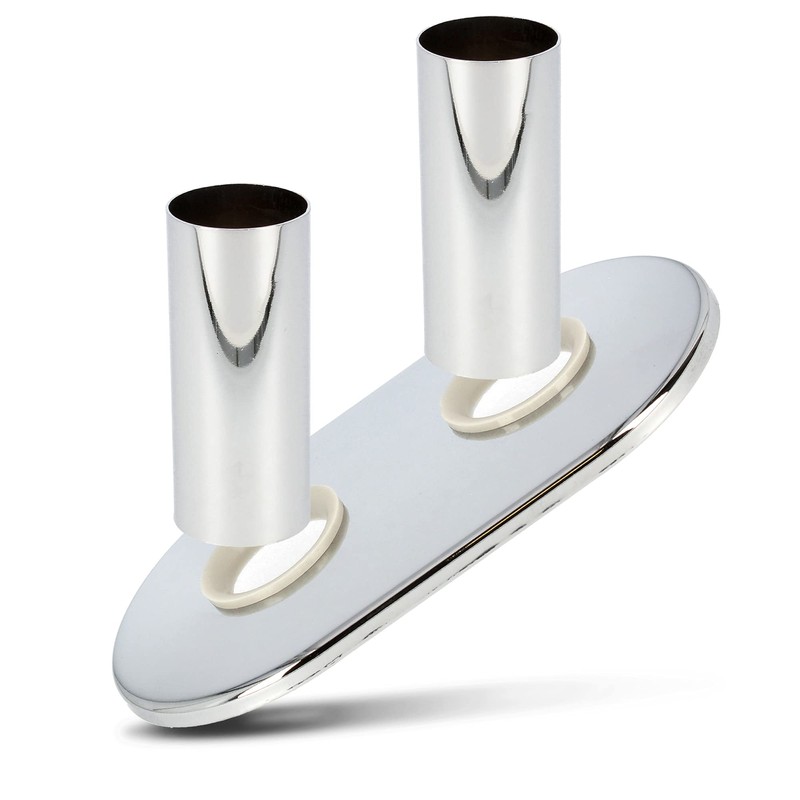 Heating Pipe Cover Set 20 mm Chrome Brass Cover Rosette