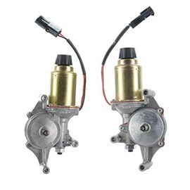 A-Premium 2-PC Left & Right Headlight Headlamp Motor Compatible with Pontiac Fiero 1987-1988, Firebird 1987-1992, Driver and Passenger Side