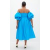 City Chic Women's Plus Size Dress-Rosalee, Azure, 14