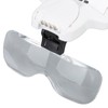 Rechargeable Headband Magnifier Hands Free Head Magnifying Glasses with 4
