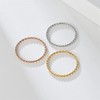 Gold Band Ring Women Stacking Rings Gold Simple Thin Twist