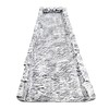 White Slate Stone Rock Cast Aluminum Metal Downspout Gutter 24