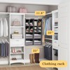 Ofiray-home 4 Tier Hanging Closet Organizer, 12 Compartments Sweater Organizer
