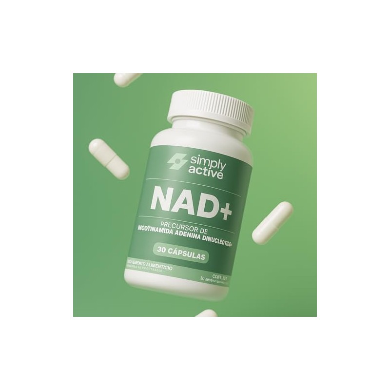 NAD+ con Resveratrol | Formula Anti-Aging 300mg Precusor NMN |