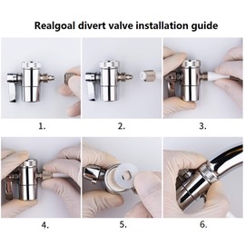 Divert Valve 10.5 mm Tubing for Counter top Water Filters Water Purifer RO System Faucet Adapter