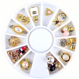 Nail Cubic Sticker Christmas Parts Art Decoration Props Display Season 02.Ella / 네일 큐빅 스티커 크리스마스 파츠 아트 장식 소품 디스플레이 시즌 02.엘라