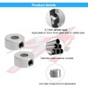 RUIAN Plane Landing Gear Wheel Stop 0.12"/3.1mm Wheel Collar for