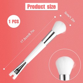 Nose Contour, U Shaped Makeup Brush Dual End Nose Contour Brush Pro Contour Duo Brush for Sculpting and Defining Nose Cheek Bones Contour