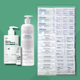 Leje Babasu Balancing Toner 500ml Hydrating Gel 500ml Cibassan Sample Pouch 20 / 르제 바바수 밸런싱토너500ml 하이드레이팅겔500ml 시바산 샘플 파우치 20