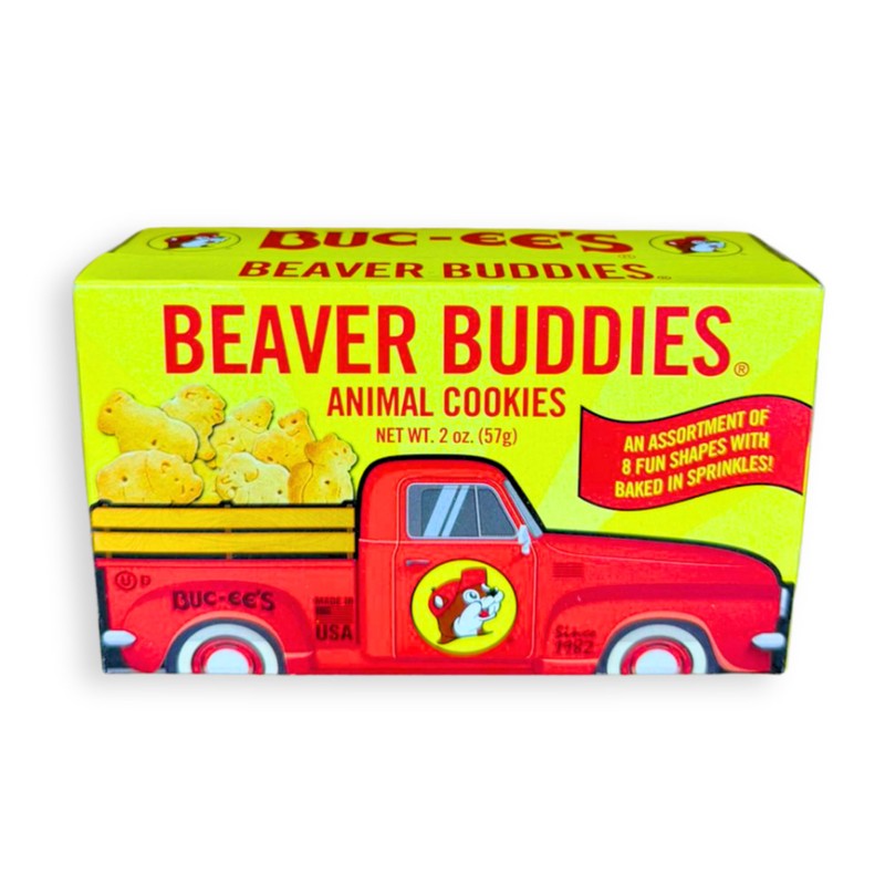 Buc-ee's Beaver Buddies Animal Cookies Pack of 6