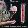 Thyrm CellVault Battery Storage (Black) Case for AA, AAA, CR123
