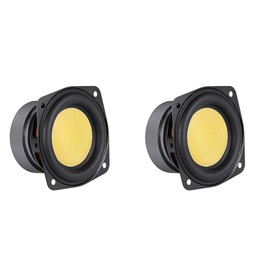 Snblzhef 2Pcs 3 Inch Portable Aduio Speaker 4 Ohm 20W Full Range Sound Speaker Multimedia Loudspeaker Desktop Bookshelf Audio