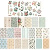 Tim Holtz Idea-Ology, Worn Wallpaper Scraps, 94122,silver