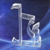 Cutelec Valance Clips 2Inch 5Pcs Clear Plastic Hidden Retainer Holder