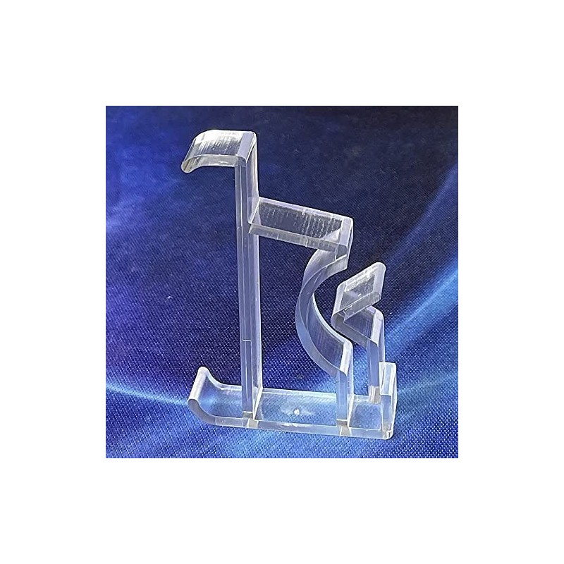 Cutelec Valance Clips 2Inch 5Pcs Clear Plastic Hidden Retainer Holder