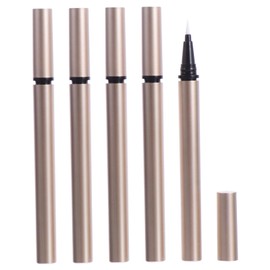 IWOWHERO 5pcs Refillable Eyeliner Tube for Diy Liquid Eyeliner Lightweight Portable Design Tightly Sealed Lids for Go Makeup Application