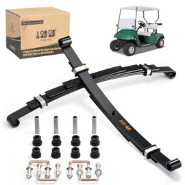 10L0L EZGO TXT Heavy Duty Rear Leaf Spring - Golf Cart 4-Leaf Leaf Spring with Bushings & Sleeves 1012303 74207-G02 72618-G01