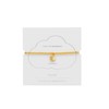 Estella Bartlett Moon CZ Gold Plated Stretch Sienna Bracelet