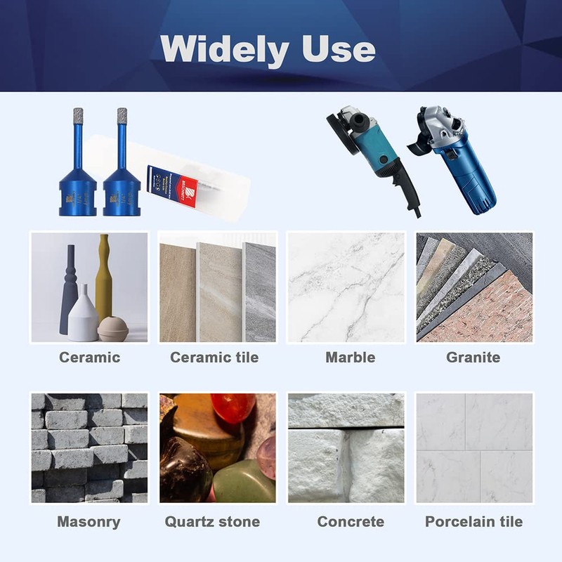 1/4 Inch Diamond Core Drill Bit for Porcelain Tile Ceramic
